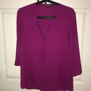 Express zip down shirt